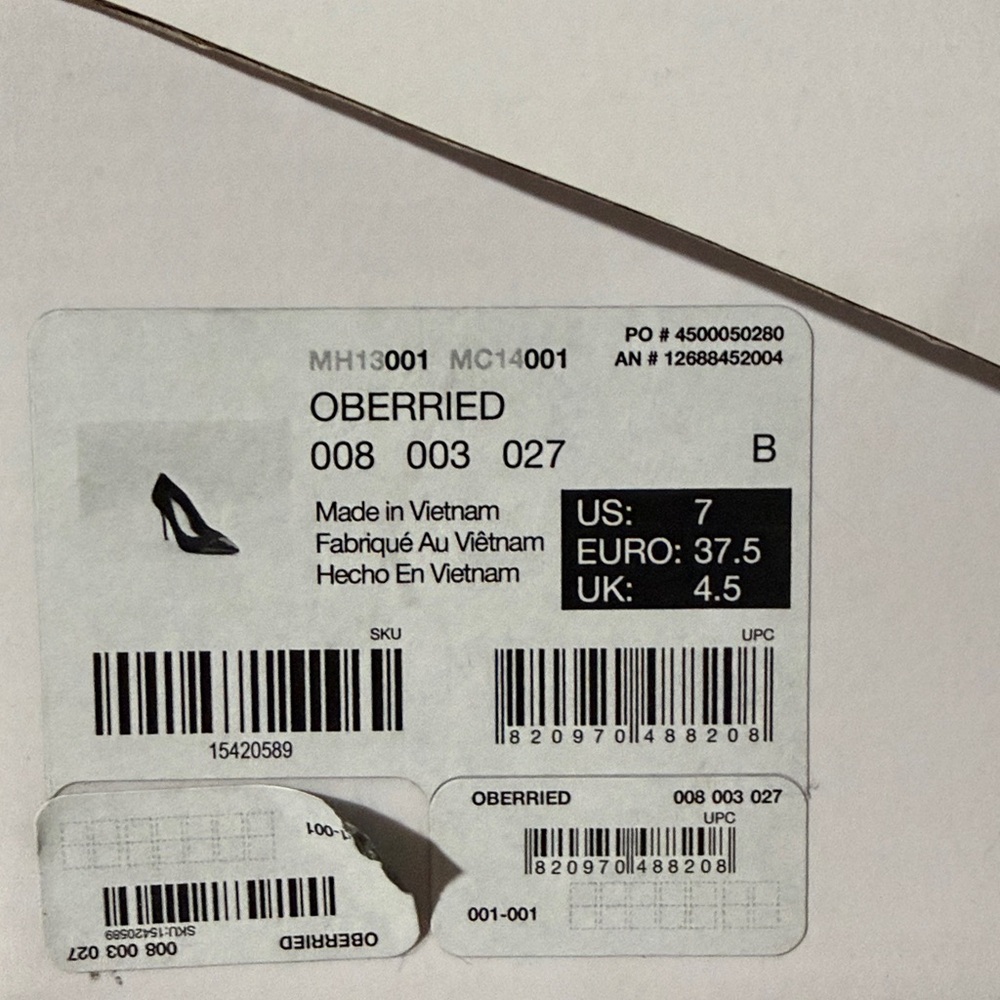 Aldo Elegant Black Pointed Heels - Picture 6 of 8